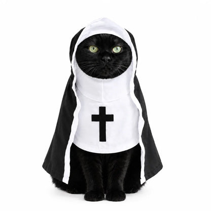 Disfraz de monja para mascotas