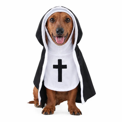 Disfraz de monja para mascotas